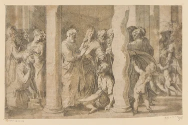 Saints Pierre et Jean guérissant un paralytique