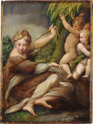 Martyre avec des anges (Sainte Catherine d