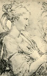 Étude de Sainte Catherine, vers 1530-1540, 1943