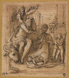 La Nativité avec le Rêve de Joseph