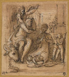 La Nativité avec le rêve de Joseph, vers 1527-1530