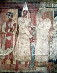 Empire parthe : « Sacrifice de Conon » Fresque du Temple des dieux palmyréniens ou Temple de Bel