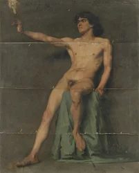 Étude de nu masculin