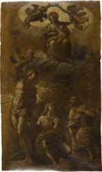 Vierge et Enfant en gloire avec les saints Sébastien, Jean l