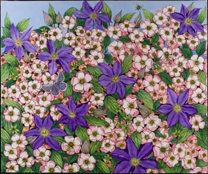 A Purple Patch, 2011 (acrylique sur calicot)