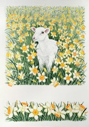Un printemps dans le pas (huile sur toile)
