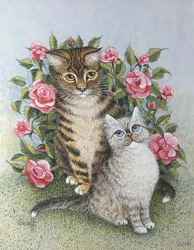 Attraction (huile sur toile)
