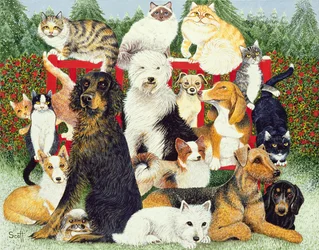 Paix de Noël (huile sur toile)
