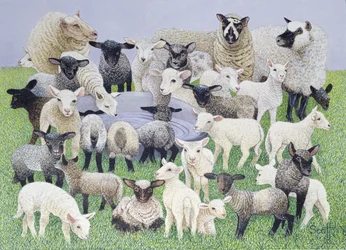 Feeling Sheepish (huile sur toile)