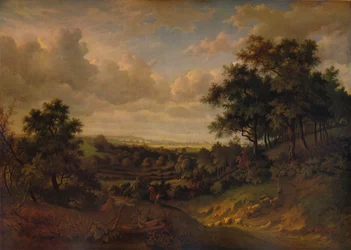 Vue de la Tamise : Greenwich au loin, 1820