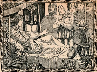 Mort du roi Richard I, 1902