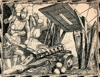 Le premier canon à Crécy
