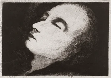 Vincent van Gogh sur son lit de mort
