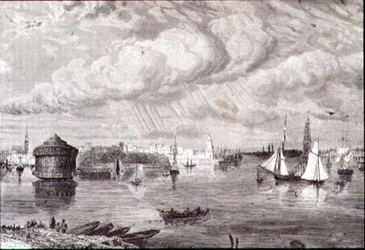 Port de New York dans les années 1860