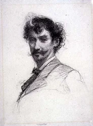 Portrait de James Abbott McNeill Whistler (photogravure)