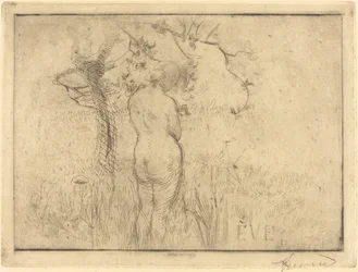 Ève devant le pommier, 1892