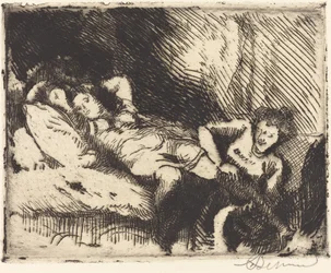 Le coucher, 1913