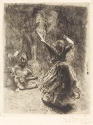 La danseuse de Tanjore La bayadère de Tanjore, 1914