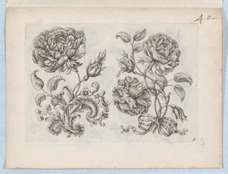 Série de petits motifs floraux, planche 5