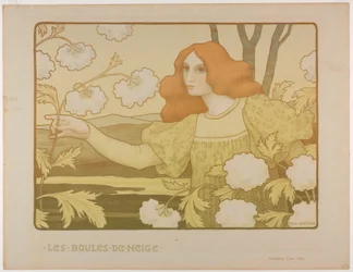 Boules de neige, vers 1900