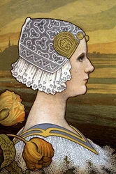 La reine Wilhelmine des Pays-Bas, vers 1901