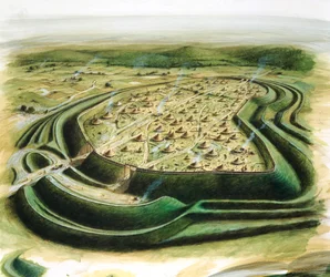 Château de Maiden, Ve siècle av. J.-C., vers 1990-2010