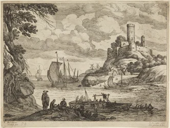 Scène portuaire