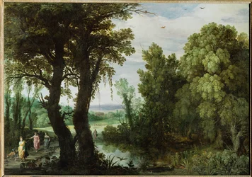 Diane et ses nymphs allant a la chasse …