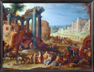 Ruines et figures ...