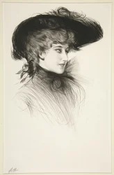 Sans titre (buste de femme)