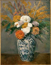 Dahlias (huile sur toile)