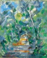 Scène de forêt (Chemin de Mas Jolie au Château noir)
