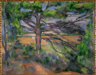 Grand Pin et Terres rouges (oil on canvas)