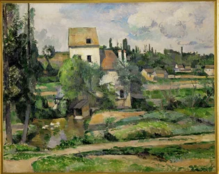 Le moulin sur la Couleuvre (oil on canvas)