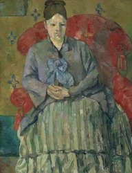 Madame Cézanne dans un fauteuil rouge