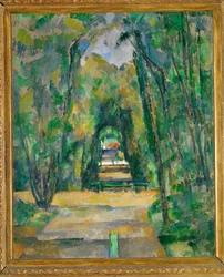Medan, chateau et village (oil on canvas)
