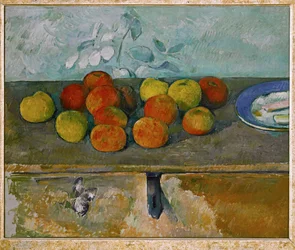 Pommes et bisquits (oil on canvas)