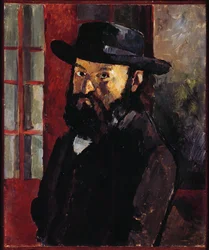 Portrait de Cezanne au chapeau de feutre (oil on canvas)