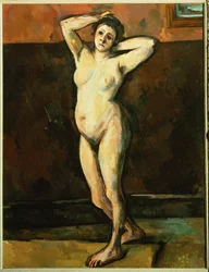Nu debout (huile sur toile)