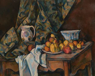 Nature morte aux pommes et aux pêches