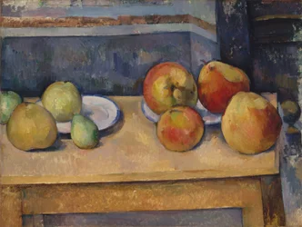 Nature morte avec pommes et poires