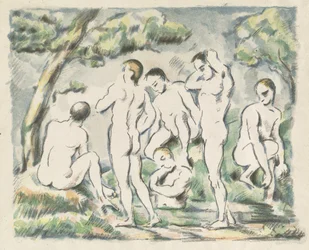 Les Baigneuses (Petite planche)