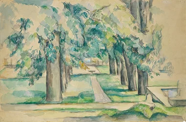 Avenue de châtaigniers au Jas de Bouffan