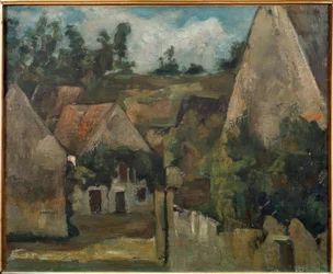 Carrefour de la rue Rémy à Auvers