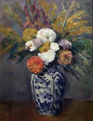 Dahlias, vers 1873