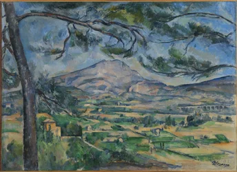 La Montagne Sainte-Victoire au grand pin, vers 1887