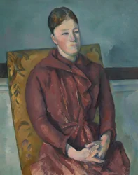 Madame Cezanne dans un fauteuil jaune