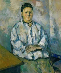 Madame Cézanne assise