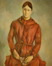 Madame Cézanne en rouge