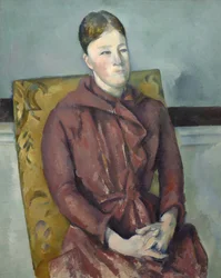 Madame Cézanne dans un fauteuil jaune, 1888-90